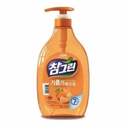 629290 Средство для мытья посуды с экстрактом японского мандарина «Chamgreen», 965 мл (1кг) Корея