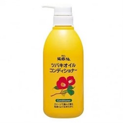 972706 "KUROBARA" "Tsubaki Oil" "Чистое масло камелии" Шампунь для восстановления поврежденных волос с маслом камелии 500 мл.