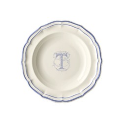 Суповая тарелка, белый/голубой  FILET BLEU S,Gien