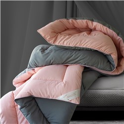 Одеяло MultiColor цвет: розовый, серый (200х220 см)
