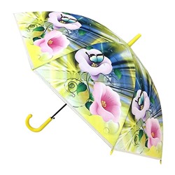 Зонт "Цветы", полуавтоматический, диаметр 95см, 95x95x80см