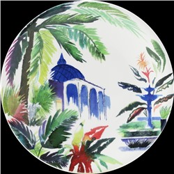 Тарелка десертная Восток из коллекции  Jardins Extraordinaires, GIEN