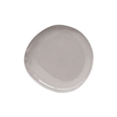 Тарелка закусочная Organica, серая, 22 см, 62669