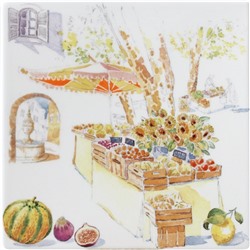 Блюдо квадратное малое из коллекции Provence, Gien