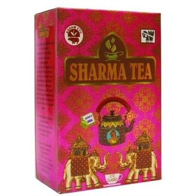 SHARMA TEA ASSAM Индийский чай байховый гранулированный чёрный, CLASSIC 100гр