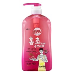 998328 Средство для мытья посуды гранат Trio Red Vinegar Dishwash 700 мл  /Корея
