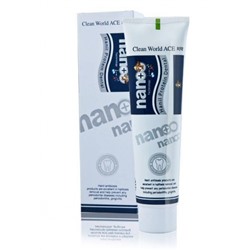 59101 Корея Зубная паста NANO Hanil с ионами серебра Clean World Ace, 180 гр,/