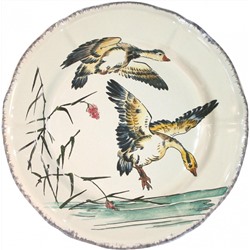 Тарелка под второе Серые гуси из коллекции Grands Oiseaux, Gien