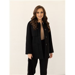 Пальто женское демисезонное 25010 (черный)