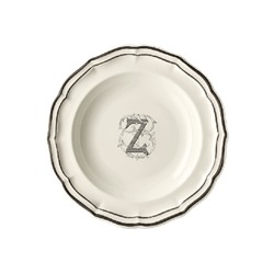 Тарелка глубокая Z, FILET MANGANESE MONOGRAMME, Д 22,5 cm GIEN