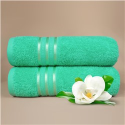 Набор банных полотенец Harmonika цвет: мятный (70х130 см - 2 шт)