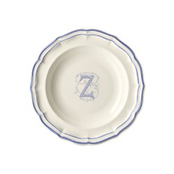 Суповая тарелка, белый/голубой  FILET BLEU Z,Gien