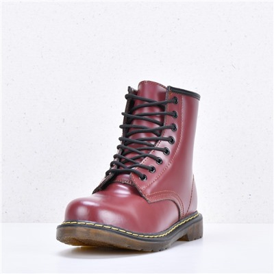 Ботинки женские Dr. Martens Red с мехом арт 984-2