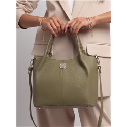 Женская кожаная сумка Richet 3212LN 753 Зеленый