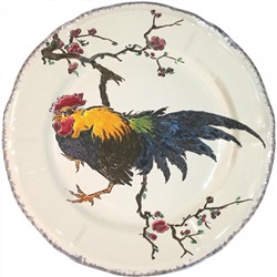 Тарелка под второе Петух из коллекции Grands Oiseaux, Gien