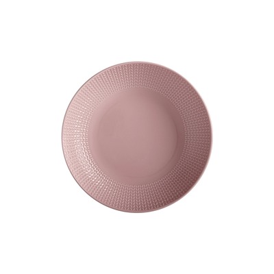 Тарелка суповая Corallo, розовая, 21,5 см, 0,6 л, 59965