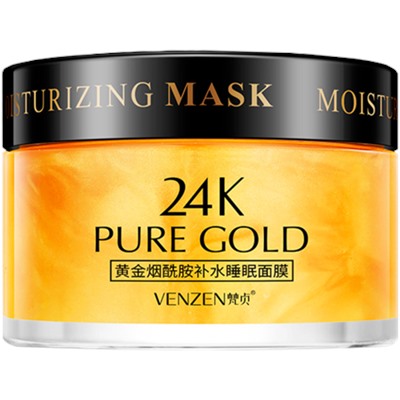 Ночная несмываемая  маска с биозолотом Veze, 120 г