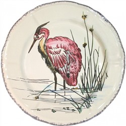 Тарелка под второе Цапля из коллекции Grands Oiseaux, Gien