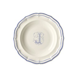 Суповая тарелка, белый/голубой  FILET BLEU J,Gien