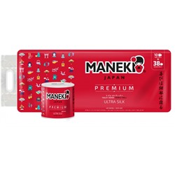900135 Maneki Бумага туалетная "Maneki" RED (красная) 3 сл.214л 30 м гладк,без аромата 10р/уп