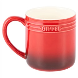 51879 GIPFEL Кружка CLIFF 430 мл, 1 шт. Цвет: темно-красный. Материал: керамика.