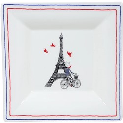 Тарелка квадратная XL  из коллекции Ах..Париж! / Ca c'est Paris ! , Gien