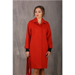 Пальто 18570  (красный)