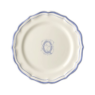 Десертная тарелка, белый/голубой  FILET BLEU Q,Gien