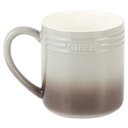 51878 GIPFEL Кружка CLIFF 430 мл, 1 шт. Цвет: серый. Материал: керамика.