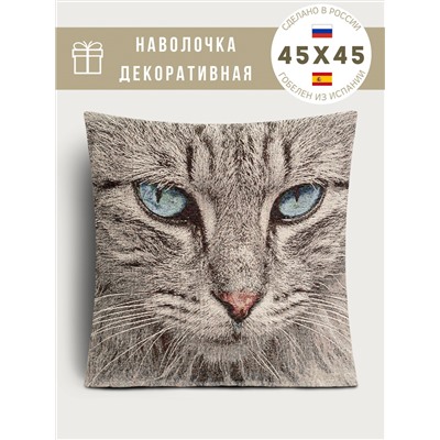 Кошки Сибирская голубая Наволочка 45х45 см 03507