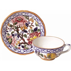 Блюдце к чашке чайной для завтрака из коллекции Pivoines, Gien