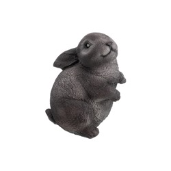 Фигурка садовая 13*10,5*17 см "Кролик" серый (лапки вниз)