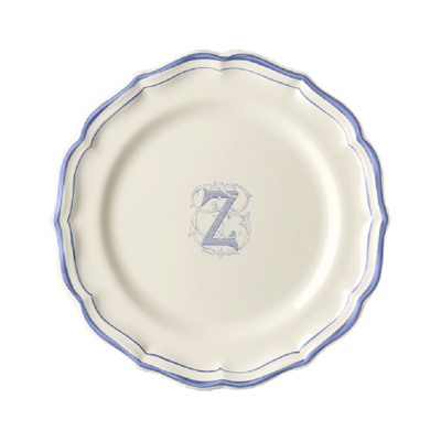 Десертная тарелка, белый/голубой  FILET BLEU Z,Gien