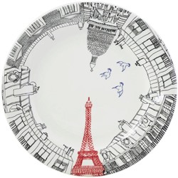 Десертная тарелка Эйфелева башня из коллекции Ах..Париж! / Ca c'est Paris ! , Gien