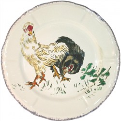 Тарелка десертная Курицы из коллекции Grands Oiseaux, Gien
