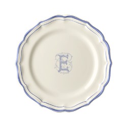 Десертная тарелка, белый/голубой  FILET BLEU E,Gien