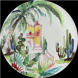 Тарелка десертная Мексика из коллекции  Jardins Extraordinaires, GIEN