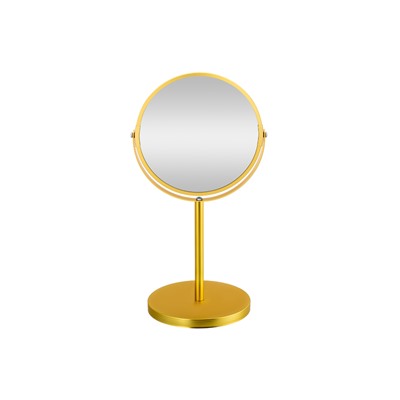 Зеркало двустороннее на подставке 18,5*15*34,5 см "Золотое"