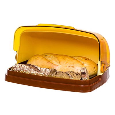 Хлебница 31*25*16,5 см "Колосок" (бежево-коричневая) (модель 166)