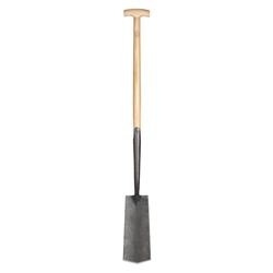 Английская дренажная лопата «Бульдог» DeWit с узким полотном