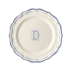 Десертная тарелка, белый/голубой  FILET BLEU D,Gien