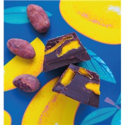 Тёмный шоколад с кусочками манго, 70 % какао (Эквадор)