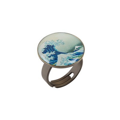 Кольцо «Большая волна в Канагаве» Clara Bijoux