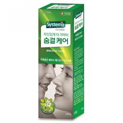 616740Зубная паста уход за дыханием Dentor Systema 120 г/Корея