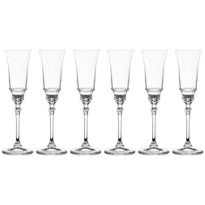 Набор бокалов для шампанского, Gemma Aida, 0,15 л, 6 шт, 62298