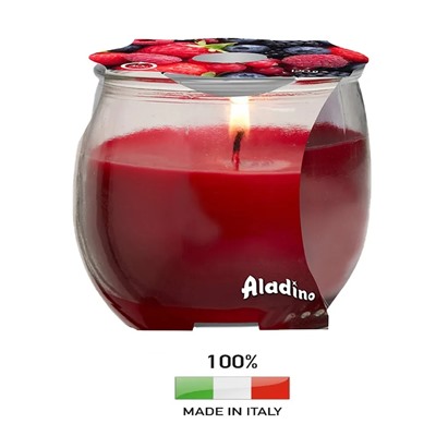 Ароматизированная свеча в стакане Смешаные ягоды (MIXED BERRIES)