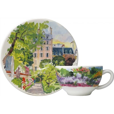 Чашка чайная с блюдцем 2шт из коллекции Paris Giverny, Gien