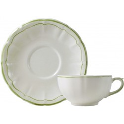 Чашка чайная с блюдцем для завтрака 2шт из коллекции  Filet Vert, Gien