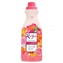 310924 High Enrichment Fabric Softener Rose Softener / Кондиционер концентрат д/белья с ароматом розы 1,2 л Корея