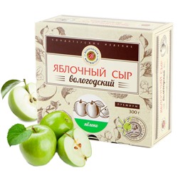 Сыр яблочный Вологодская мануфактура с вяленым яблоком 300гр.
